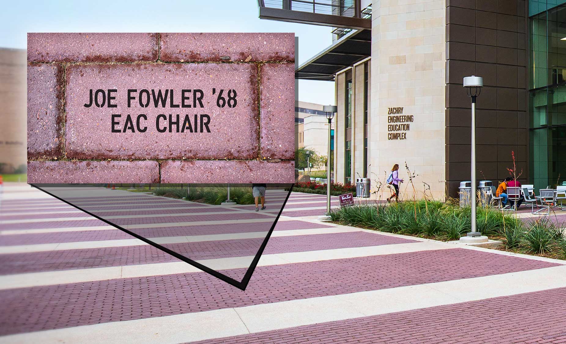 在工程步道上买一块砖