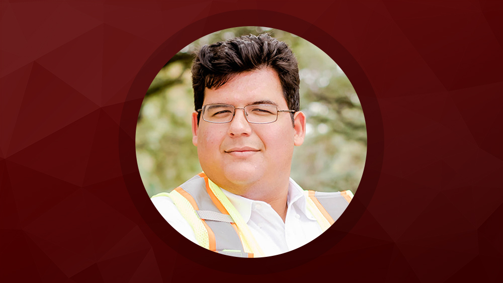 Civil Engineering graduate Andrew Salazar