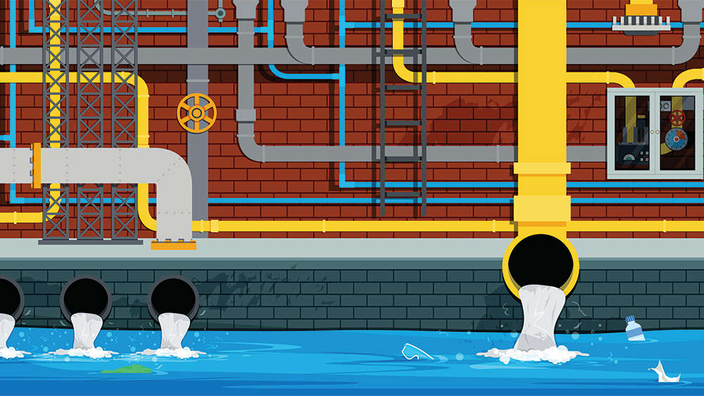 City drainage systems consist of an intricate pattern of drainage networks.