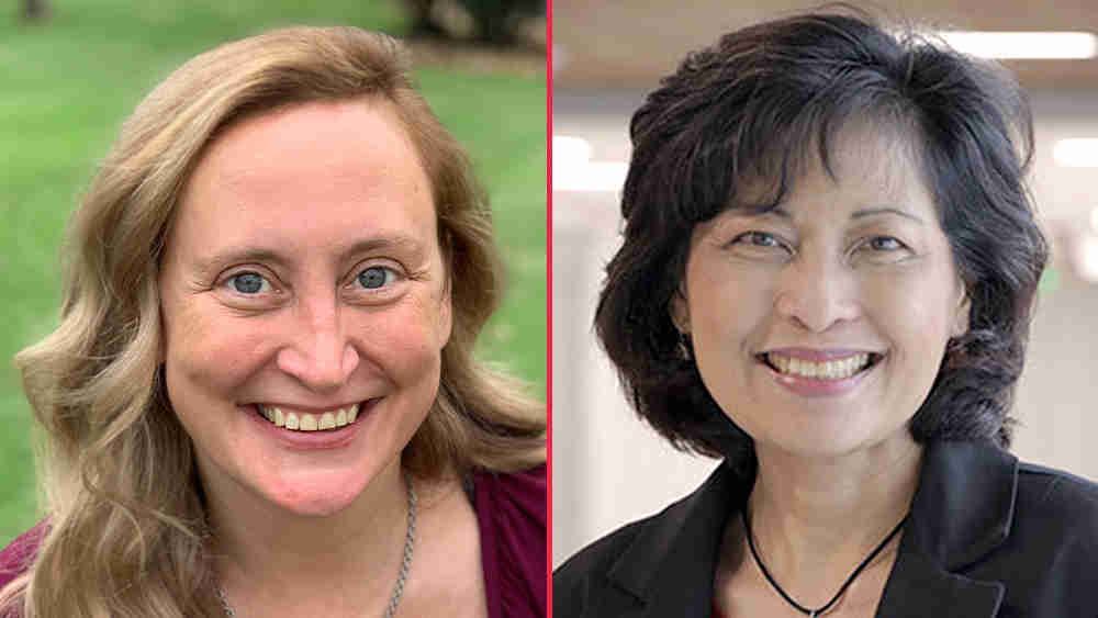 特蕾西·哈蒙德医生和波琳·韦德。