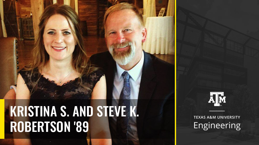 Kristina and Steve Robertson posing for a photo.