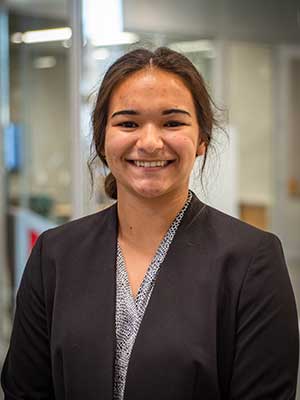 Claire Rodgers smiling.