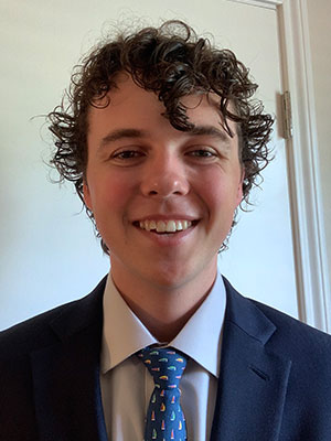 Davis McMullan smiling.