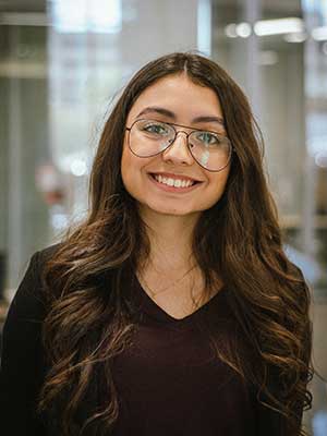 Kiara Perez smiling.