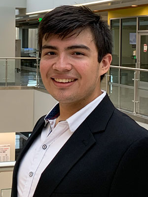 Marco Peredo smiling.