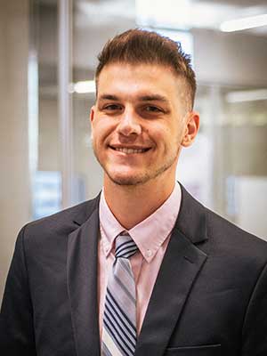 Marcus Hermes smiling.